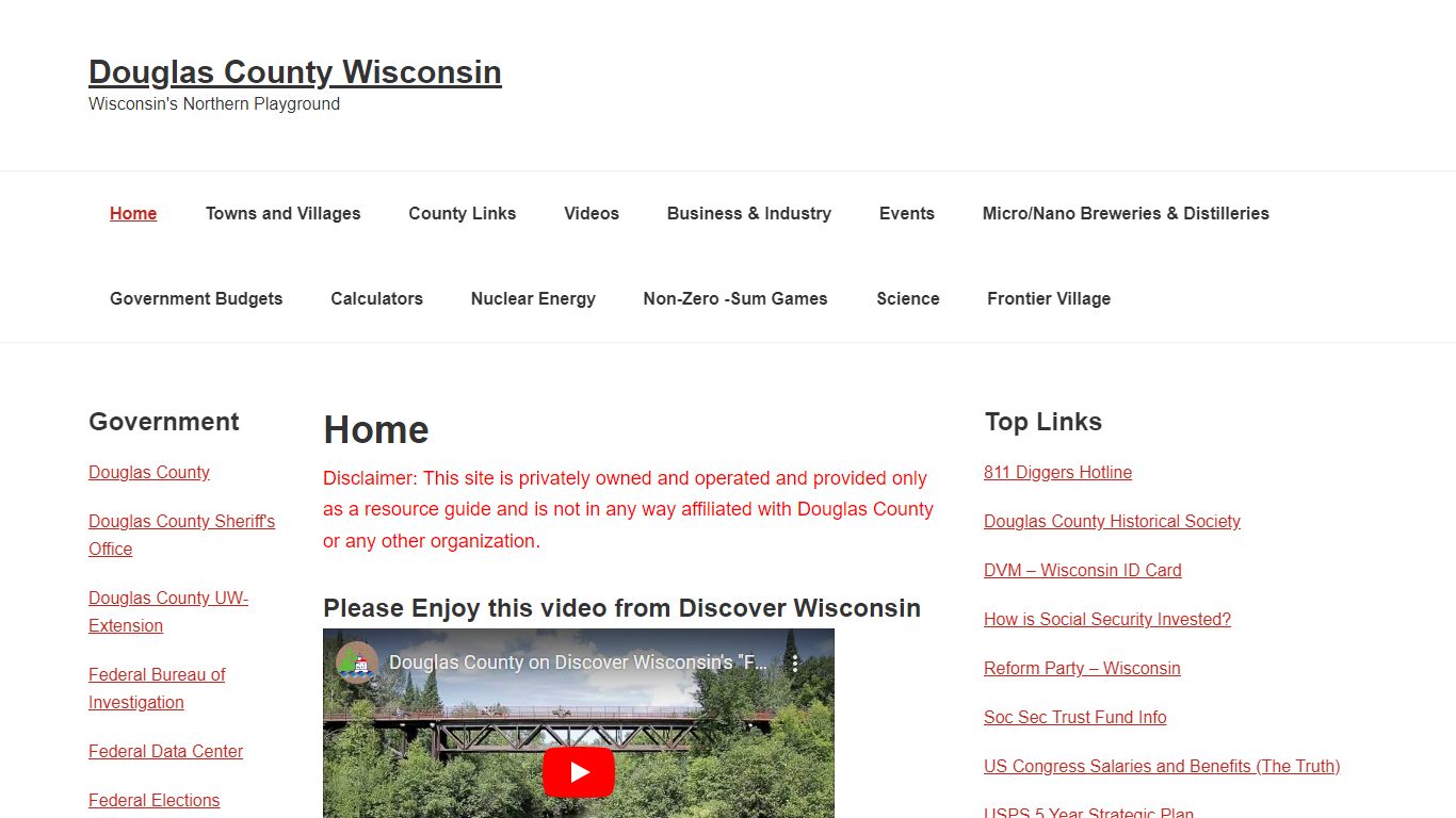 Home | Douglas County Wisconsin